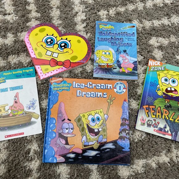Spongebob Squarepants Books bundle of 5 - Picture 2 of 8